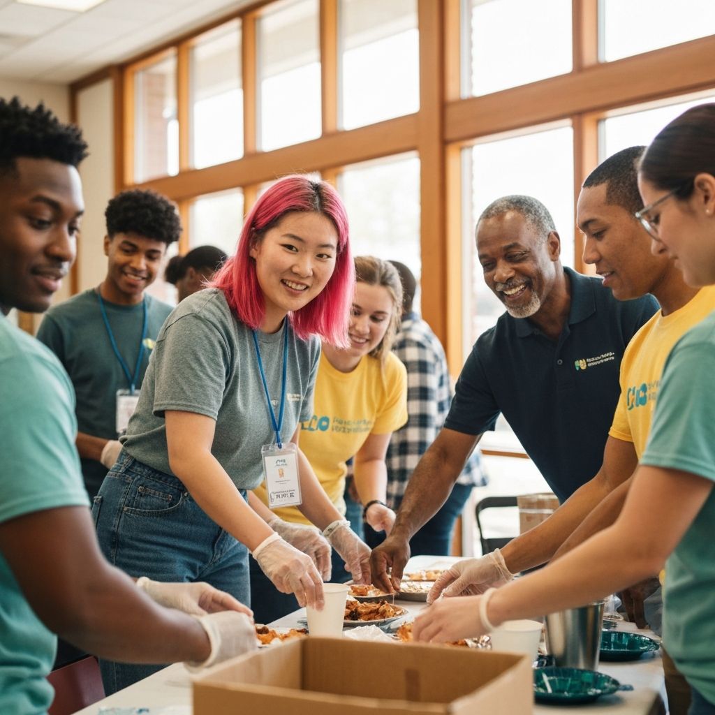 Community support and volunteering